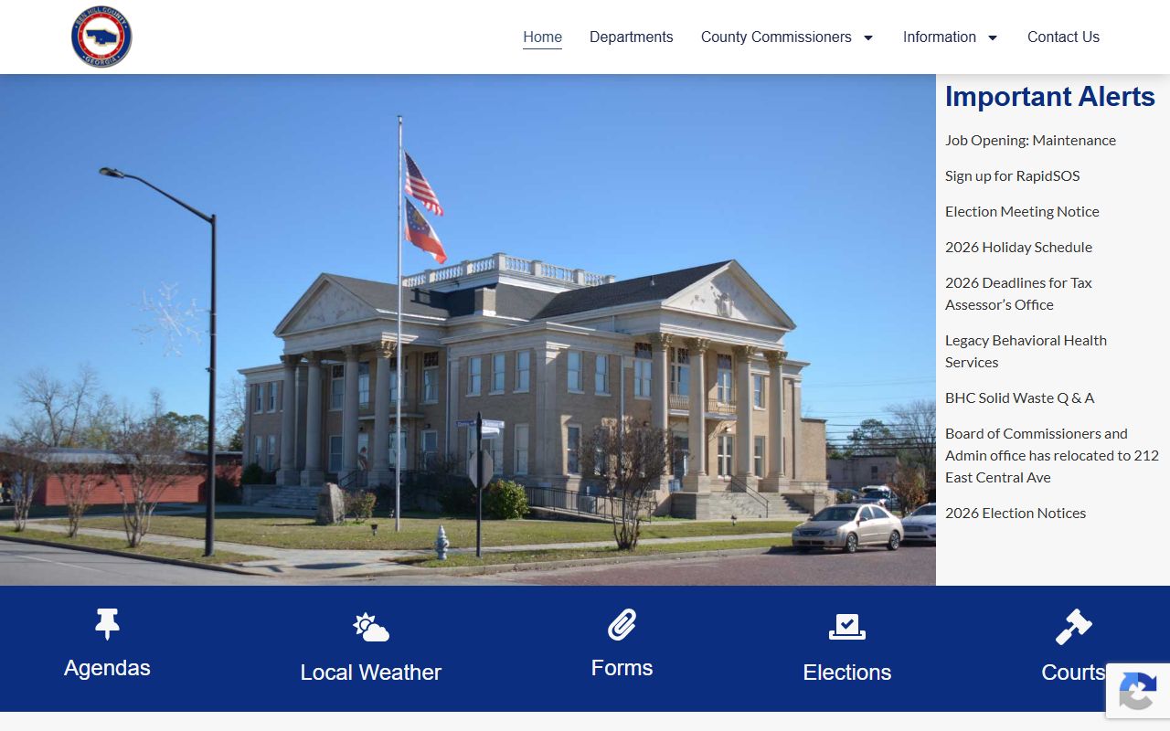 Ben Hill County court records official county homepage