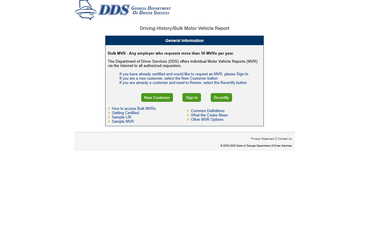 Ben Hill County traffic court records DDS online MVR portal